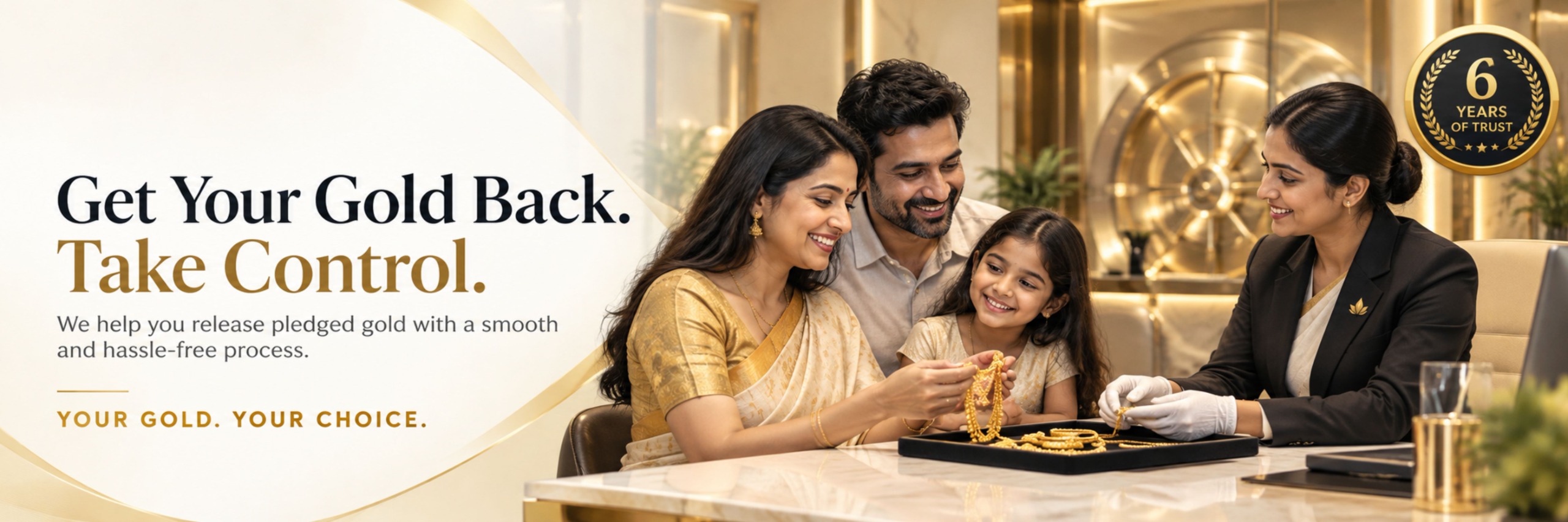 Get your gold back, take control — release pledged gold with a smooth, hassle-free process